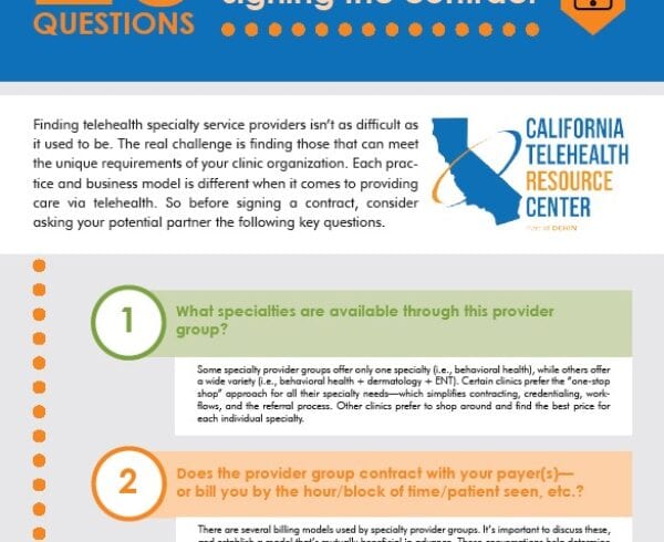 20 Questions to Ask a Specialty Service Provider